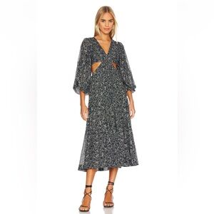 NWT Shona Joy Denise Cotton Midi Dress